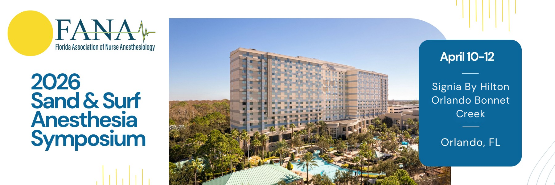 FANA 2026 Sand & Surf Anesthesia Symposium banner